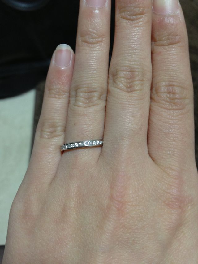 普段の指輪着用写真