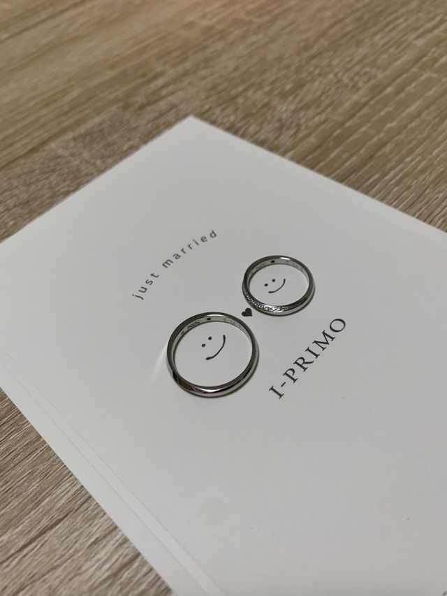 お店でもらったポストカードで撮影しました