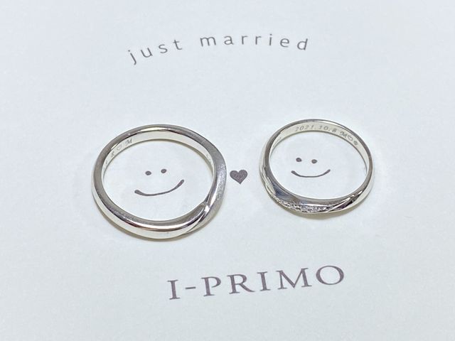 指輪で作るニコちゃんマークの台紙を頂きました！