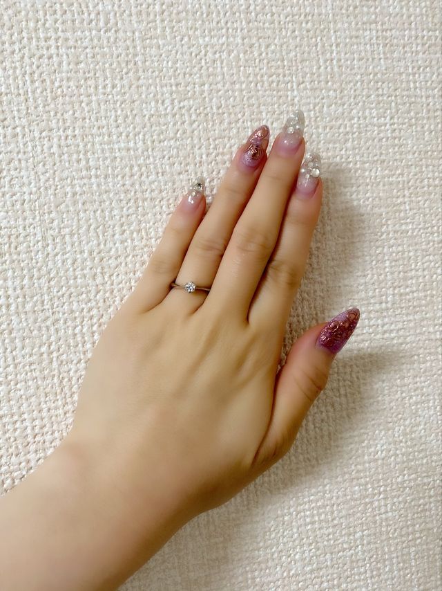 すごくダイヤがキラキラ輝いていてお気に入りです