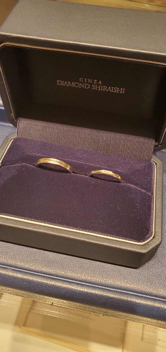 購入時の指輪です。