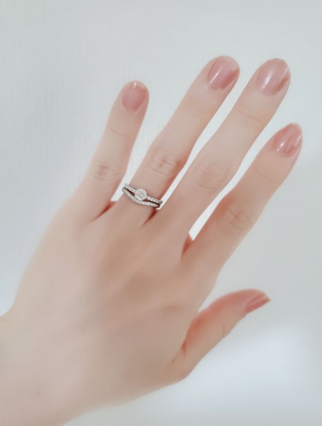 バレリーナ ハーフエタニティ