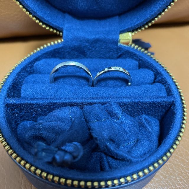 新郎用も新婦用もデザインがこっている。