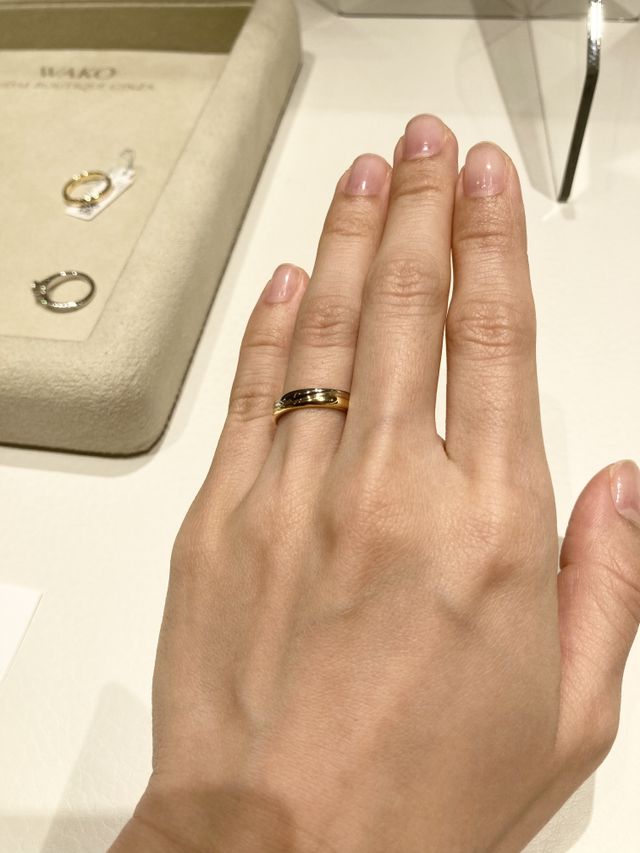 プラチナとゴールドのコンビ