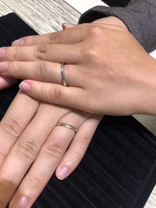 気に入ったリングを見つけることができました！