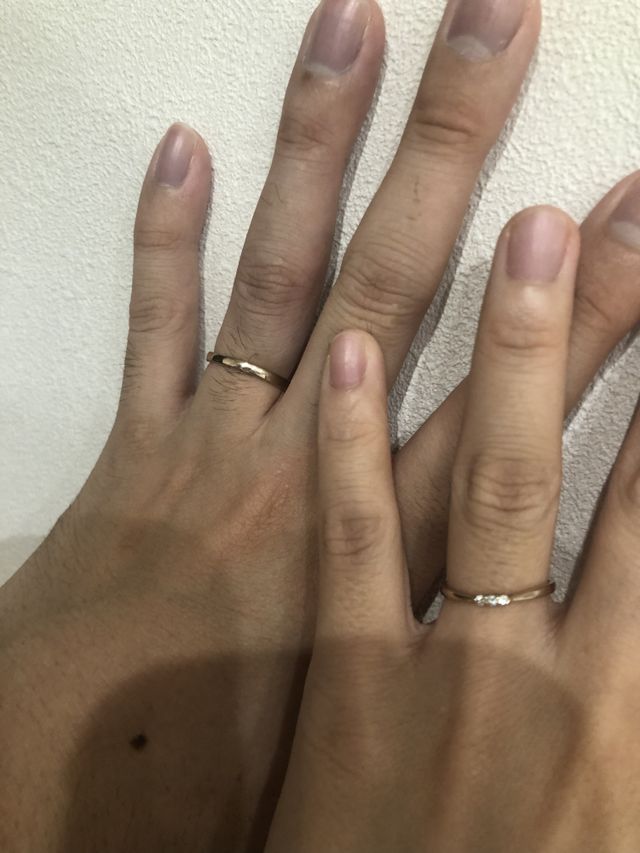 結婚指輪です