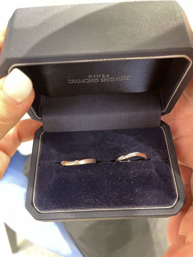 ケースにいれて並べた雰囲気を見せてもらった。