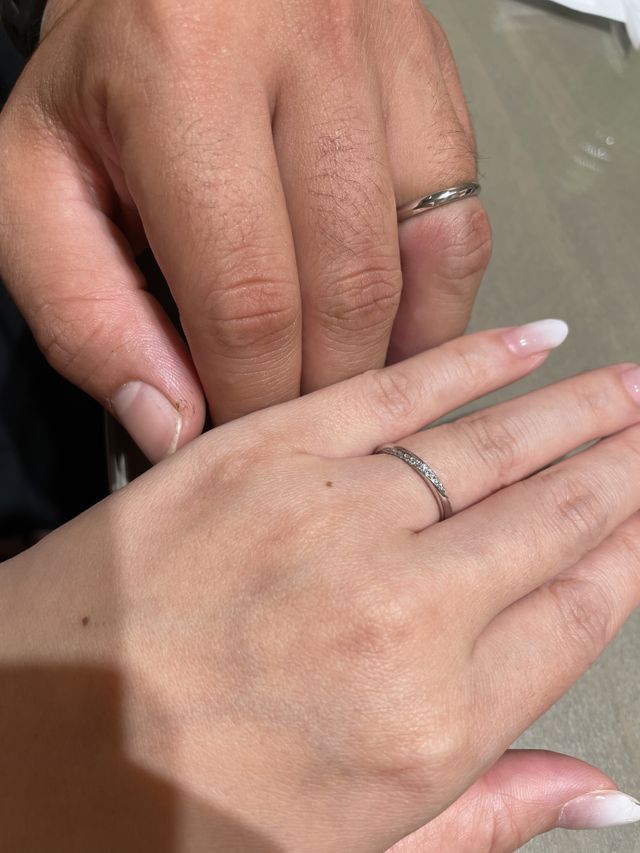 初めてのアイプリモの指輪を試着しました
