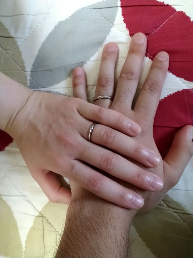 大満足できる指輪が見つかりました。