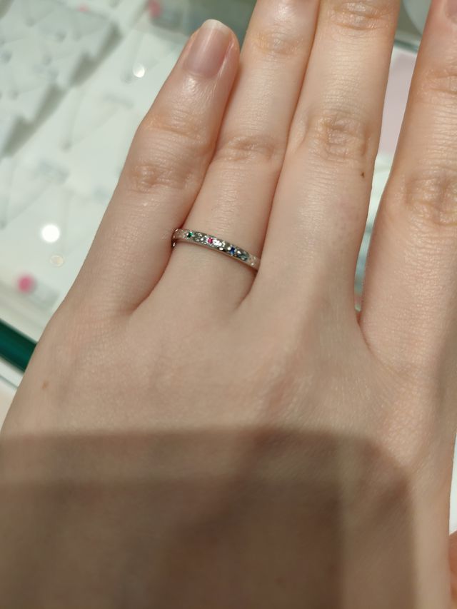 オーロラ姫デザインの結婚指輪