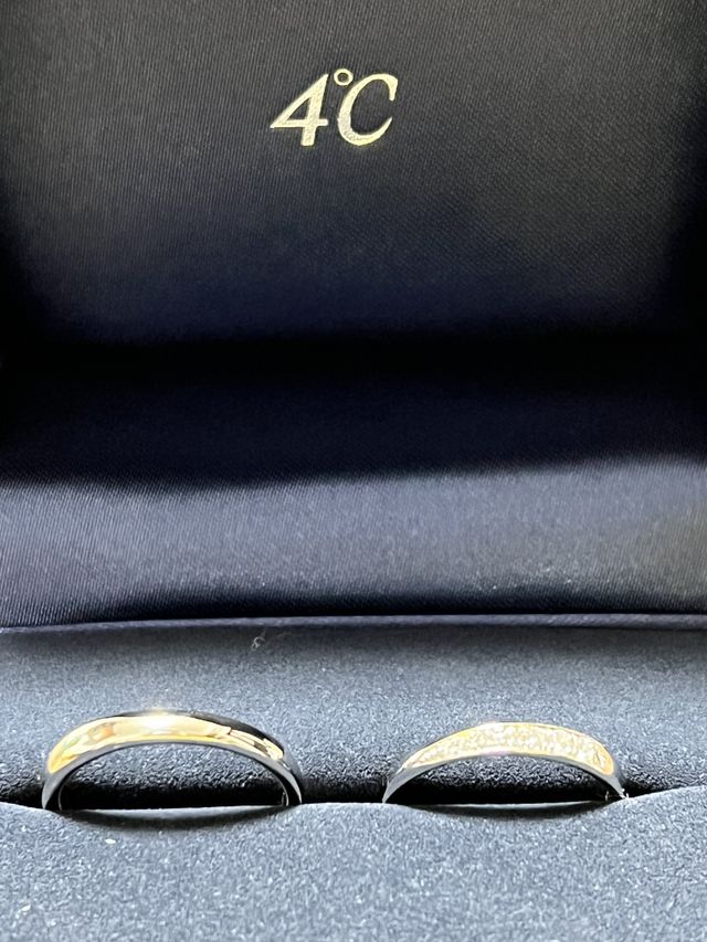 キラッと光る可愛いリングです