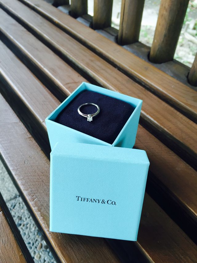 プロポーズしてくれた思い出の場所での写真です。