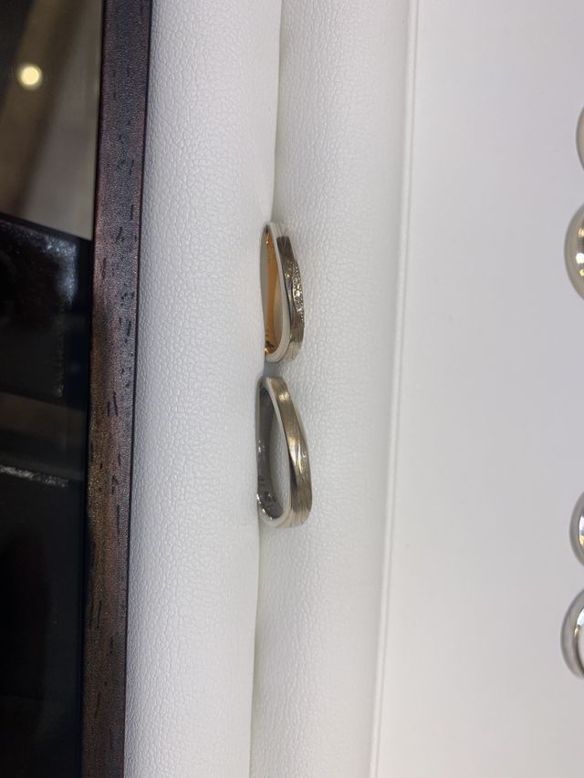 木目模様の結婚指輪