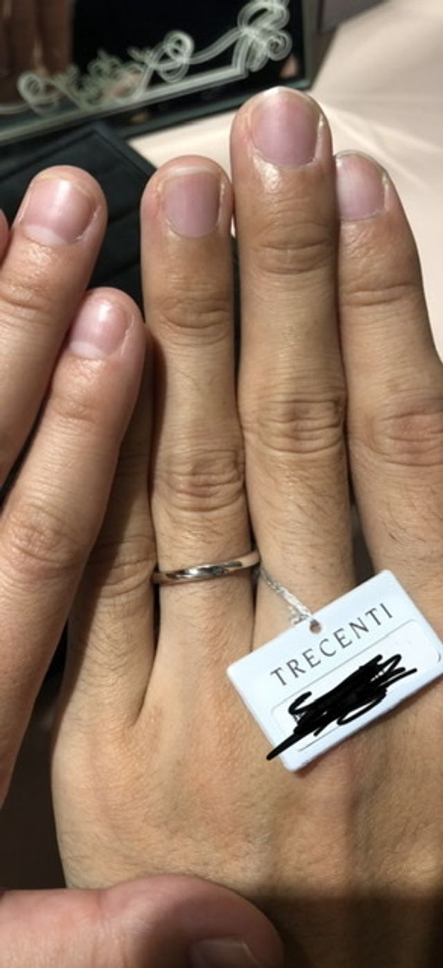 シンプルでつけ心地が良いリングです