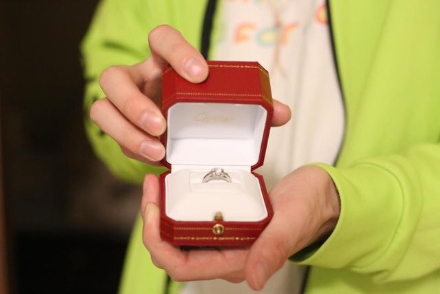 「パカッ」してもらいました♪