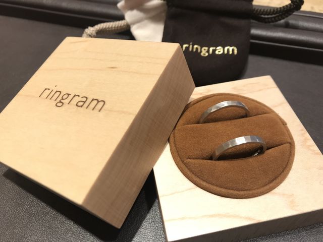 手作りの不器用さも含め、とても愛着の湧く指輪になりました。