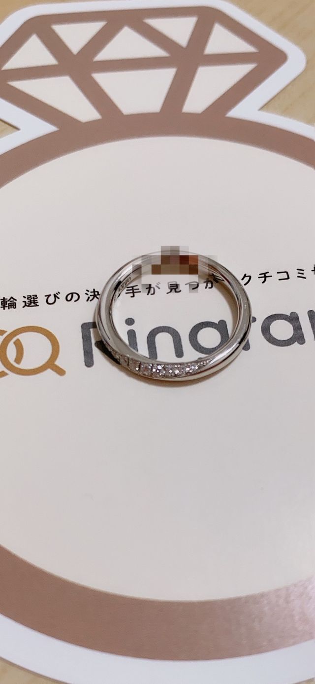 とても可愛い指輪を購入できて大満足です。