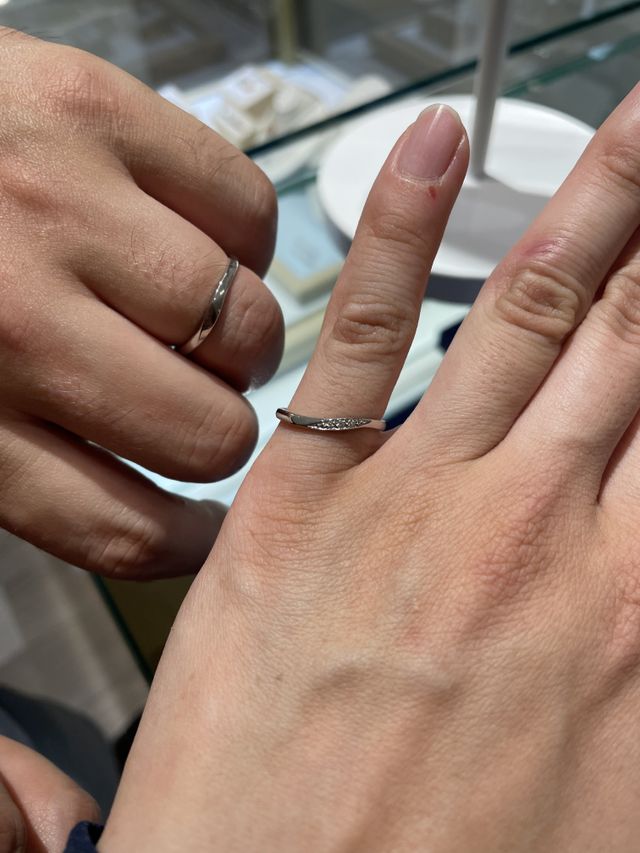 試着の時から一目惚れでした。