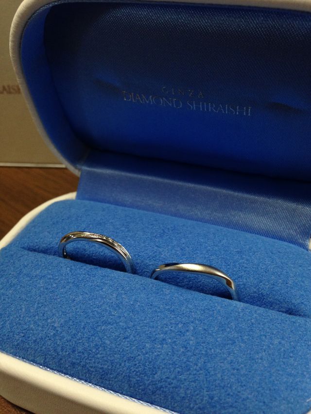 新婦は婚約指輪と同じRadiantdaysのものです！