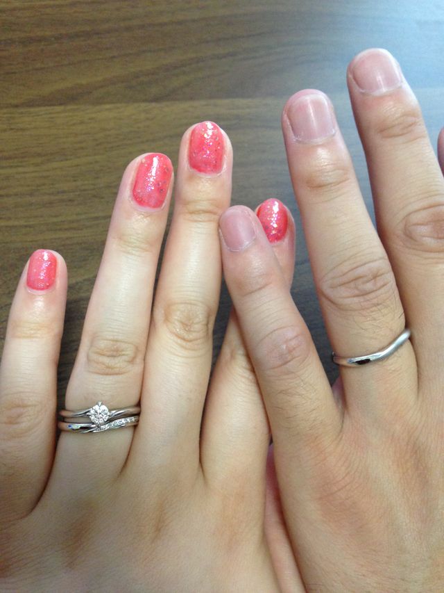 付けた感じです！