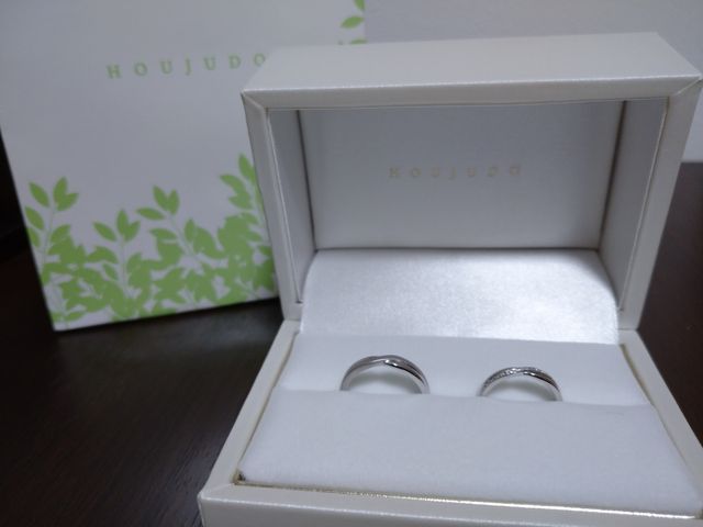 素敵な結婚指輪を購入することができました！