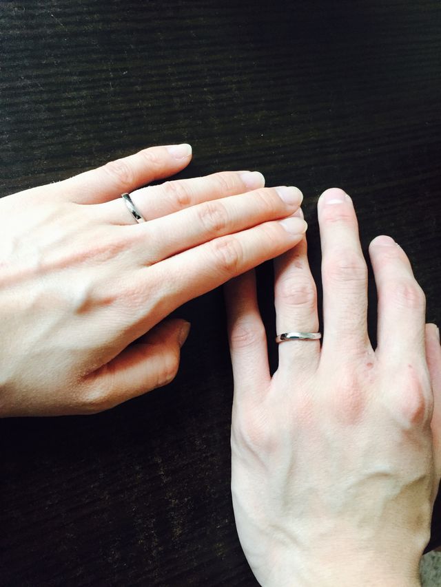 イメージをお伝えして、思い通りの指輪を作ってもらいました！