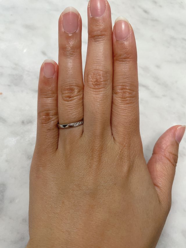 緩やかなV時のラインです。