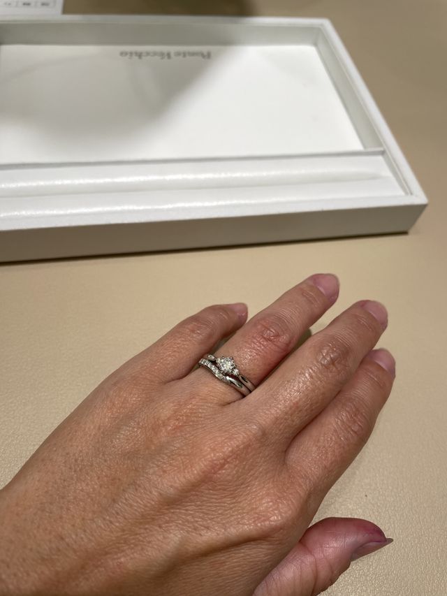 重ね付けも可愛いです