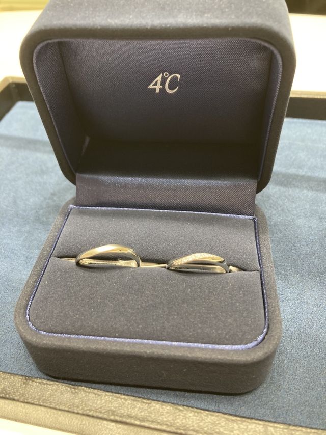 ウェーブタイプに一目惚れで、この指輪に決めました！！