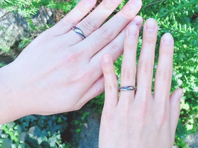 指輪をつけたときです