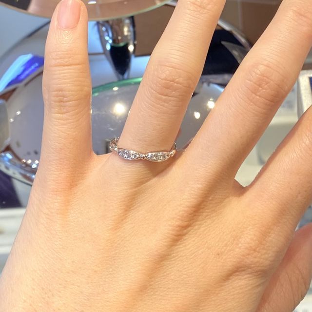 実際に試着した際の写真です。