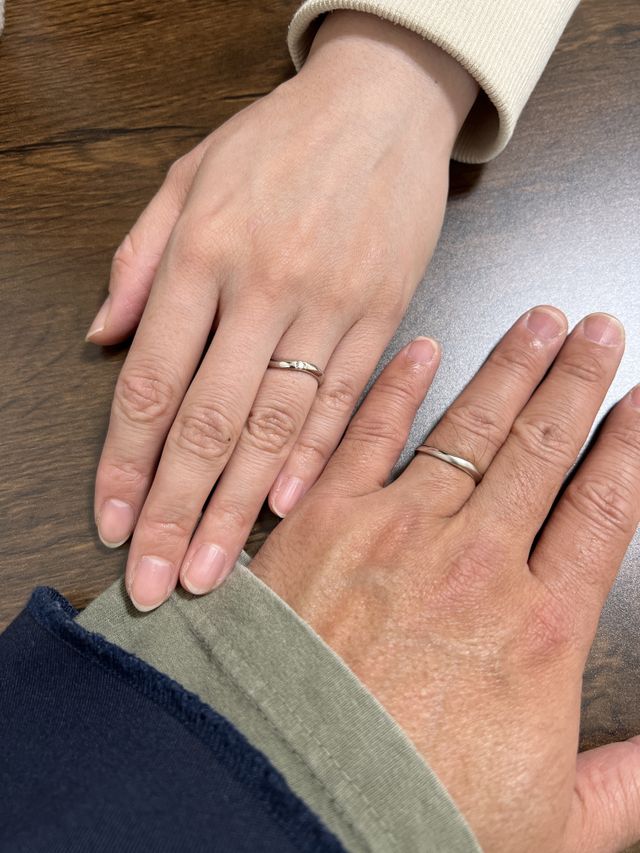 2人で着用時の写真です。