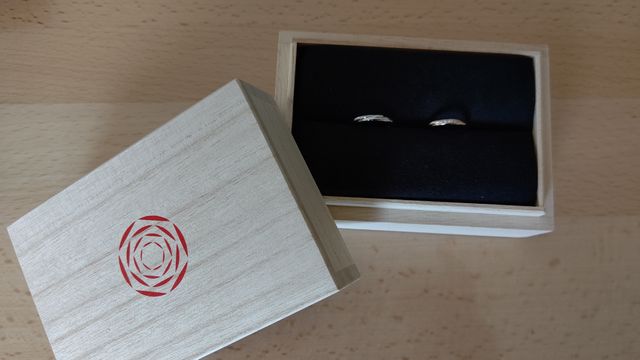 出雲結の風縁です。
素敵な指輪です。