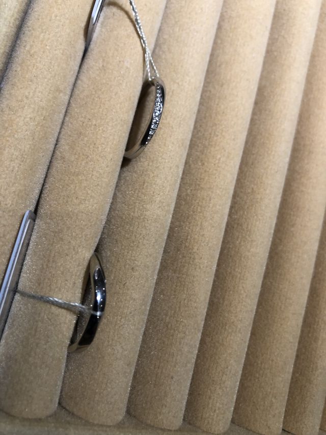 購入した指輪の写真
