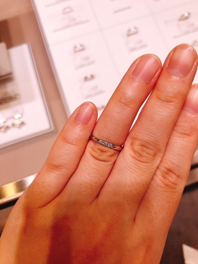 途中までしか入りませんでしたが、輝きが綺麗です。