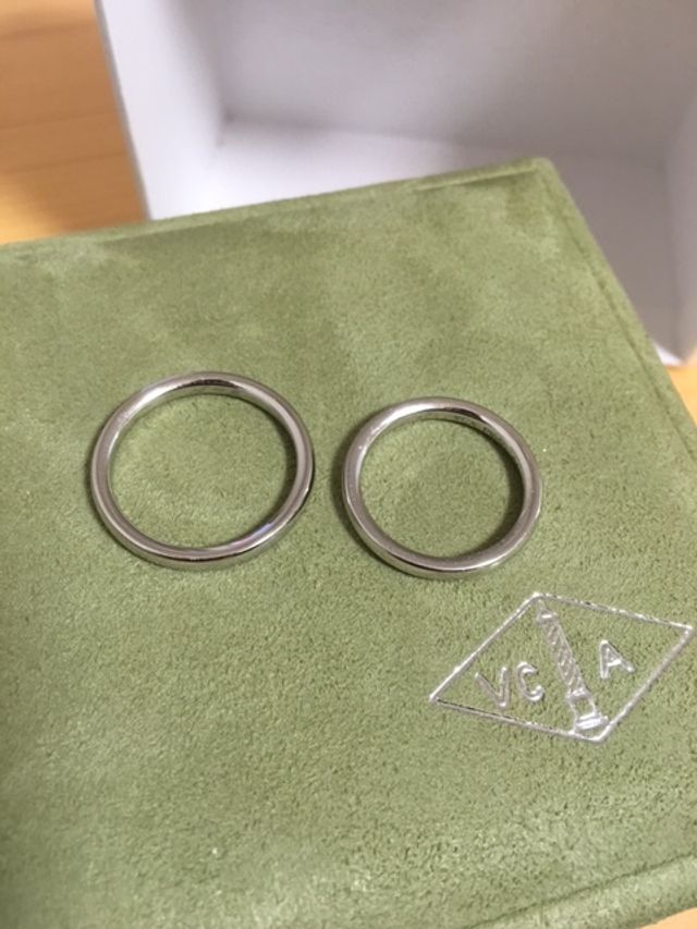 ヴァンクリーフ＆アーペルで購入した結婚指輪