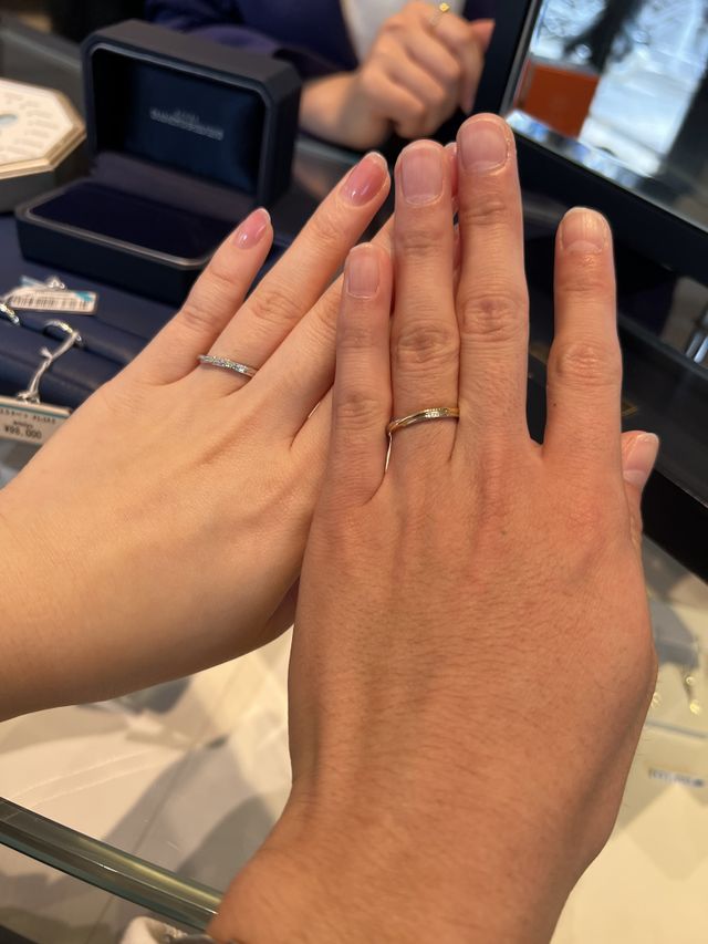 試着をして決めました。