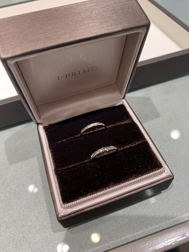 初対面の瞬間！！箱を開けたらキラキラしていて感動しました！