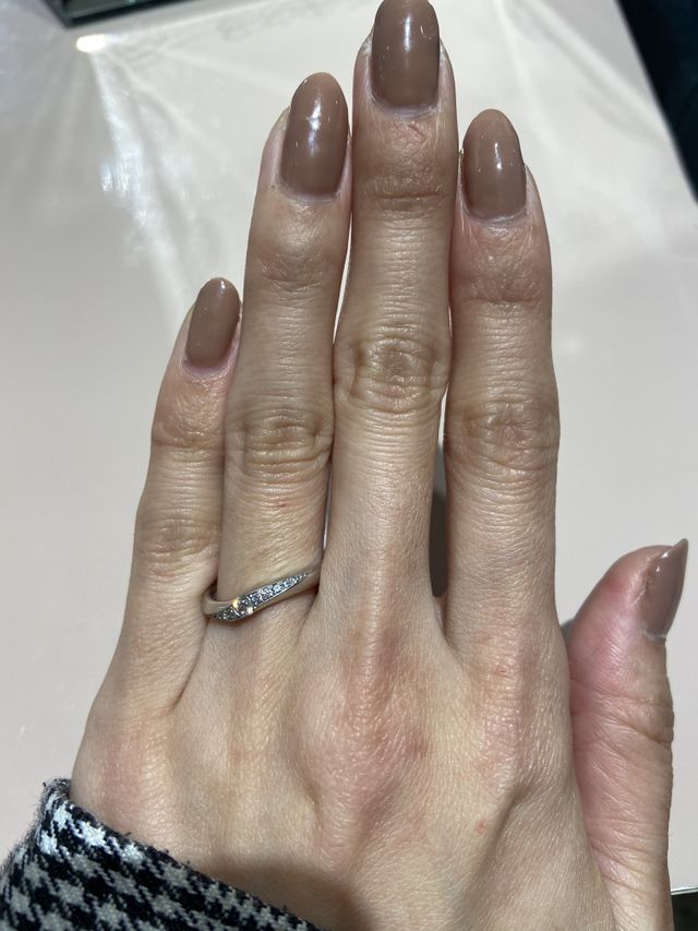 双子ダイヤのリング