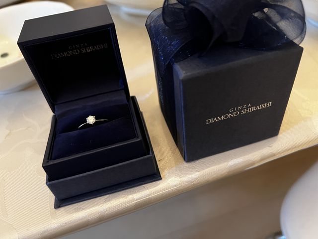 プロポーズリングとダイヤを購入