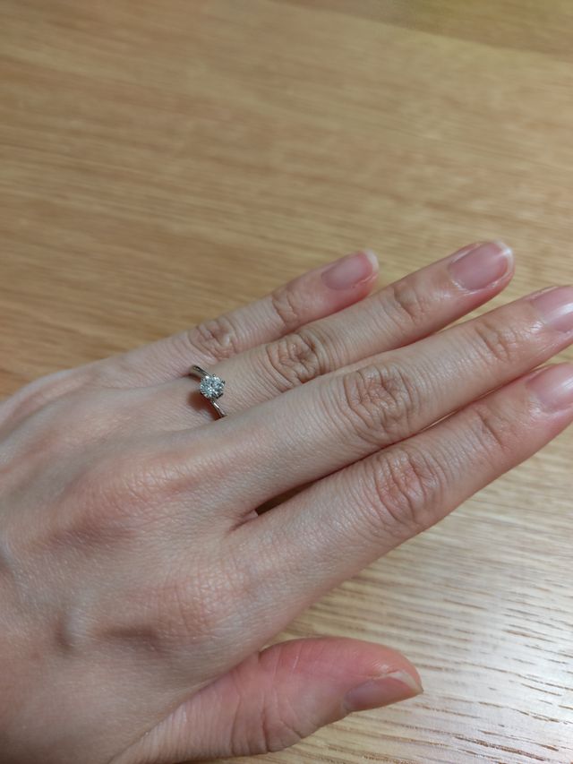 着用時の写真です。