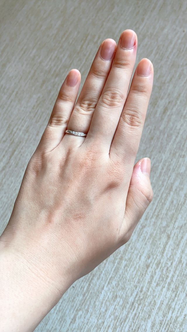 キラキラ輝いているけど主張も強過ぎなくて素敵です。