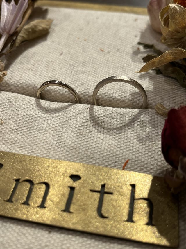 お揃いの色&デザイン♡