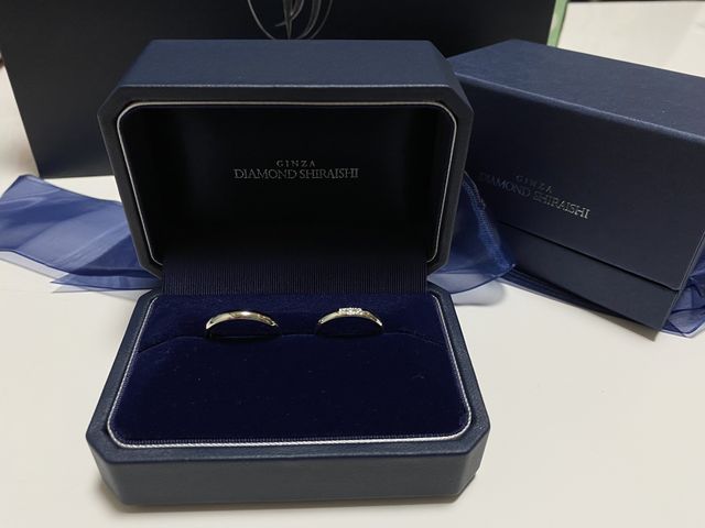 シンプルで王道デザインの指輪です。