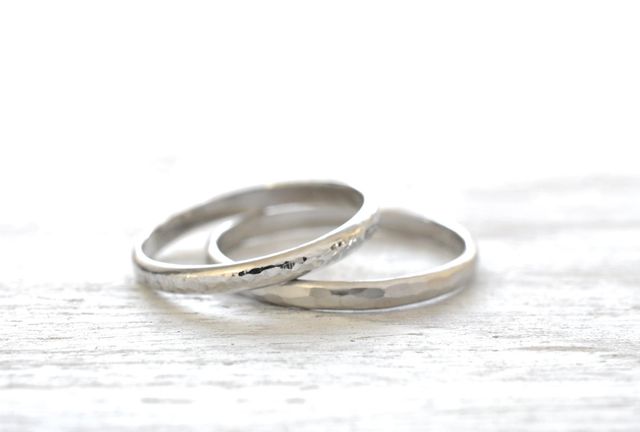 手作りの結婚指輪
当日コースで製作