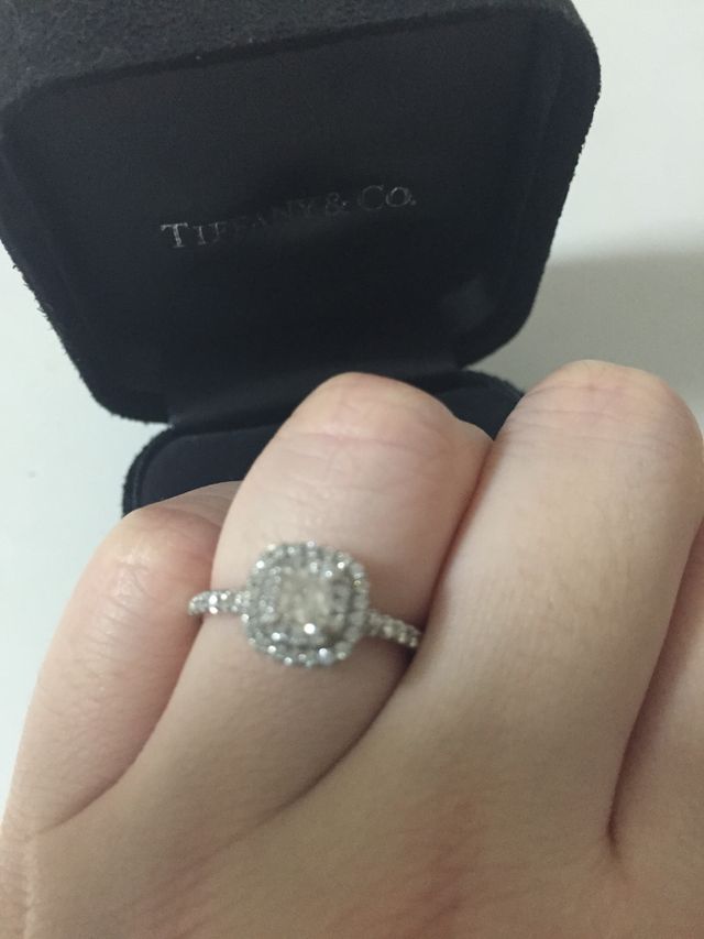 みんなにダイヤが大きいねと言ってもらえるデザインです！