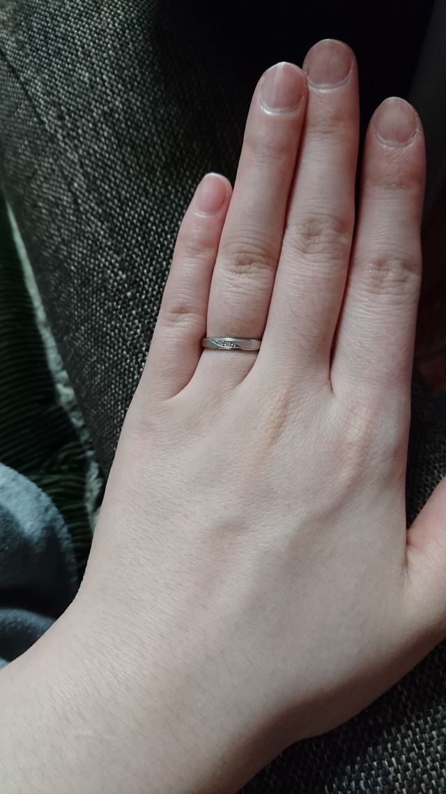左薬指 結婚指輪  サイズ7号 