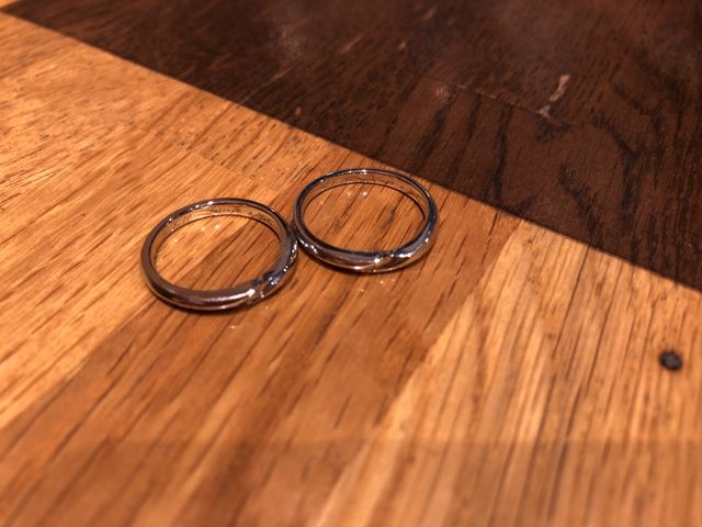 とっても素敵な結婚指輪です