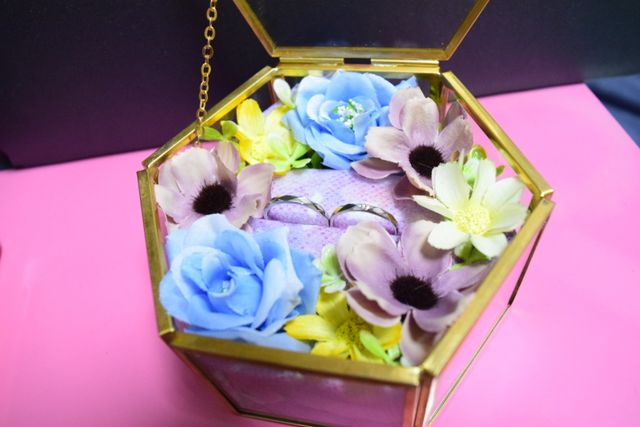 DIYしたリングピローにもピッタリ！