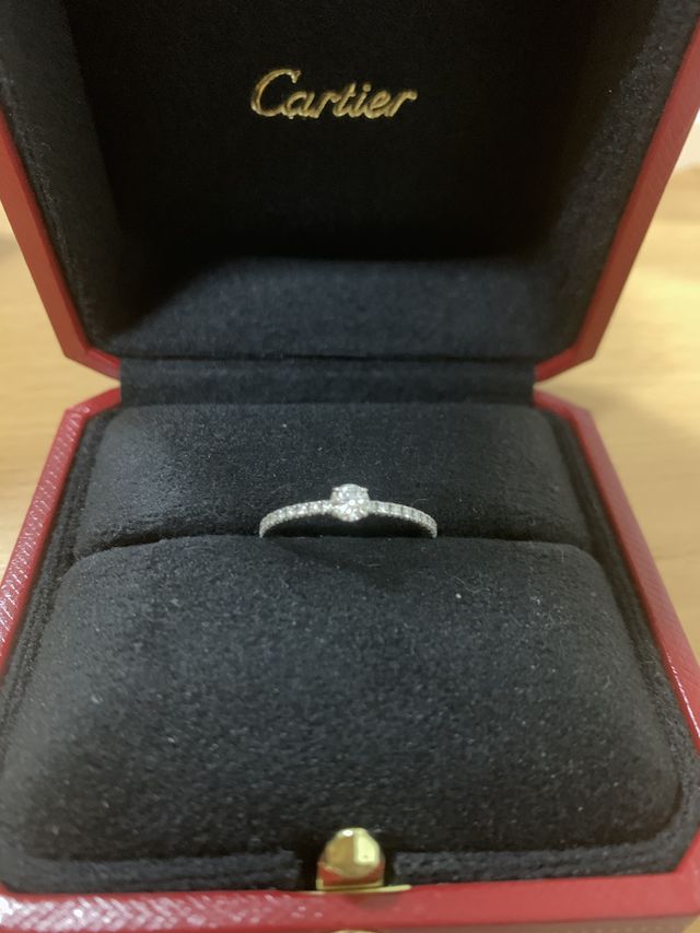 ハーフエタニティの憧れリング